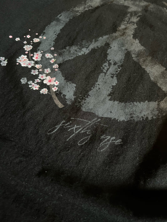 Black “Sakura” Tee