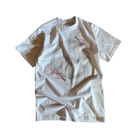 White “Sakura” Tee